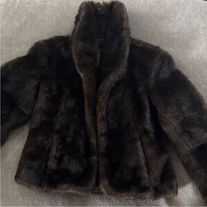 Mossimo Supply Co Luxurious Brown Fur Coat